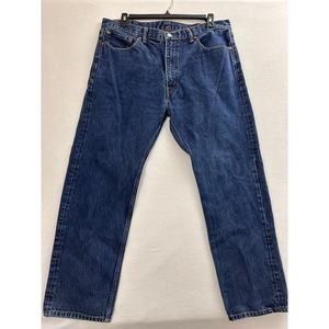 Levis Mens 505 Blue Jeans 40 X 32